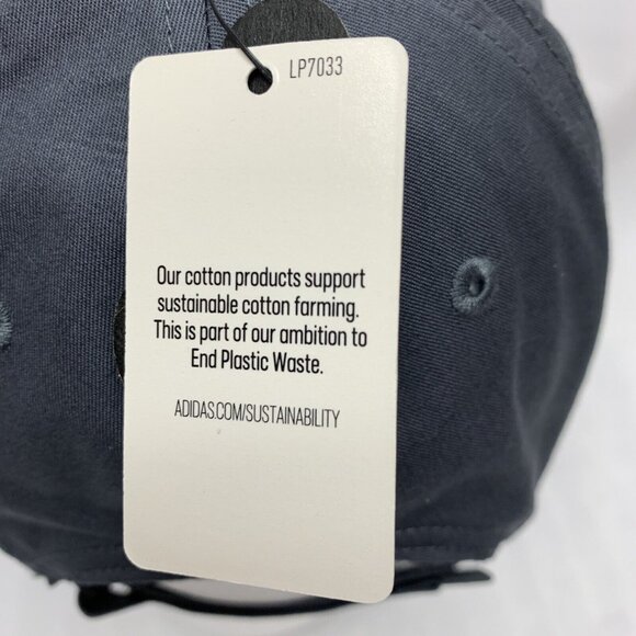 Adidas Womens Grey Pink Climalite Baseball Cap Cotton Adjustable Fit Sustainable - Picture 3 of 6